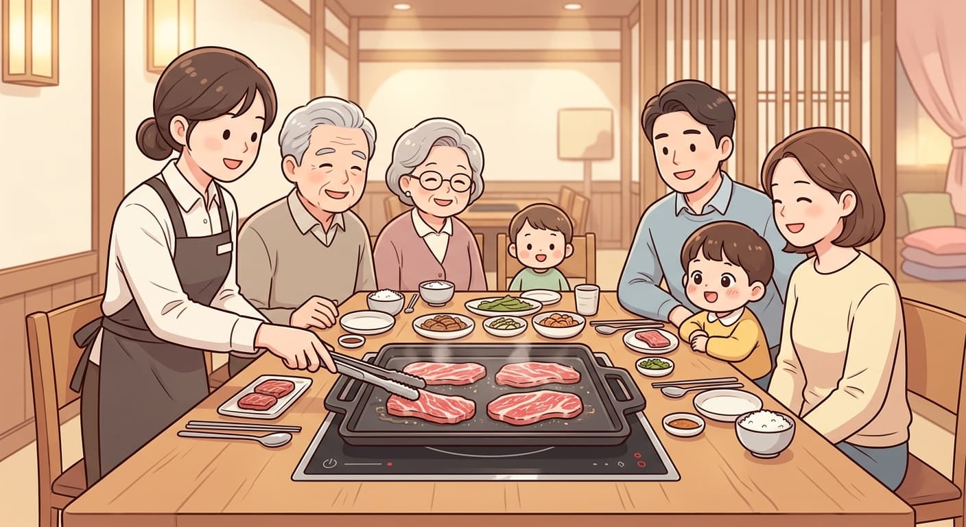 우미학 웹툰 5컷 — 전담 그릴링