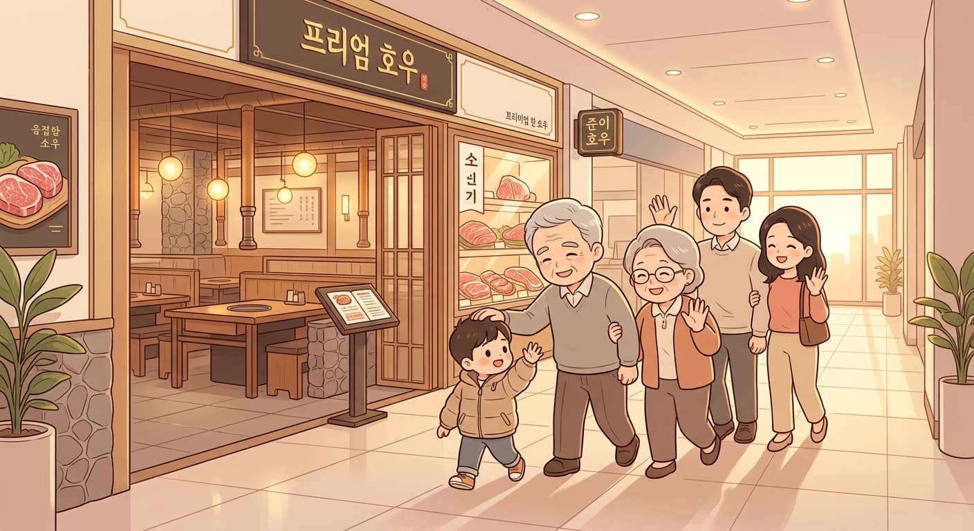 우미학 웹툰 8컷 — 돌아가는 길